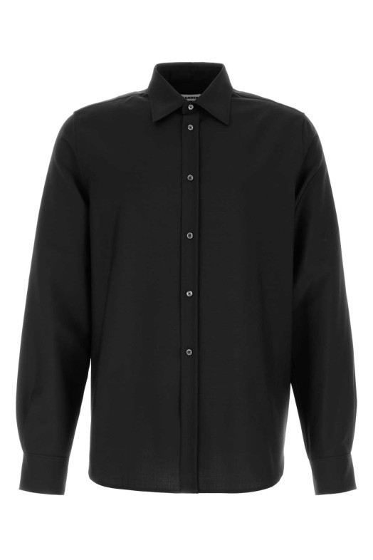 Black wool blend shirt JIL SANDER (J22DL0387J41444)