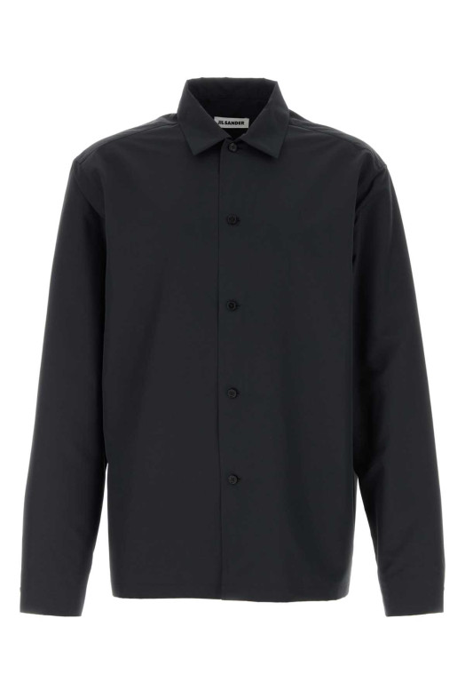 Black polyester shirt JIL SANDER (J22DL0395J74276)