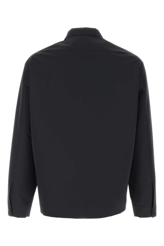 Black polyester shirt JIL SANDER (J22DL0395J74276)