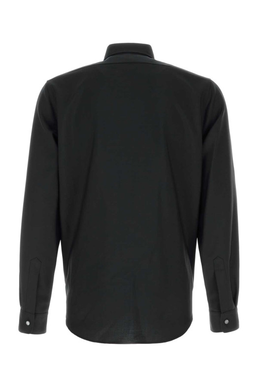 Black wool blend shirt JIL SANDER (J22DL0401J41444)