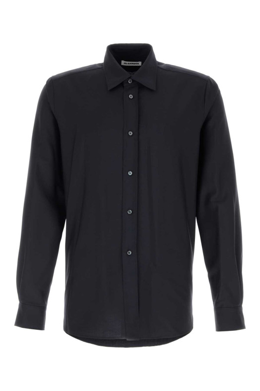Midnight blue wool blend shirt JIL SANDER (J22DL0401J41444)