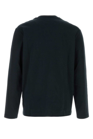 Midnight blue cotton t-shirt JIL SANDER (J22GC0269J20256)