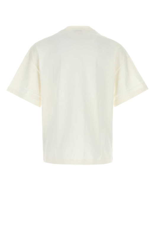 White cotton t-shirt Black JIL SANDER (J22GC0277J20347)