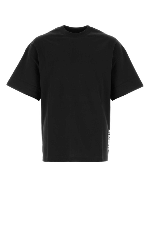 Black cotton t-shirt JIL SANDER (J22GC0277J20348)