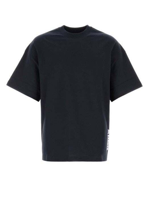 Midnight blue cotton t-shirt JIL SANDER (J22GC0277J20348)