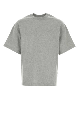Grey cotton t-shirt Black JIL SANDER (J22GC0277J20399)