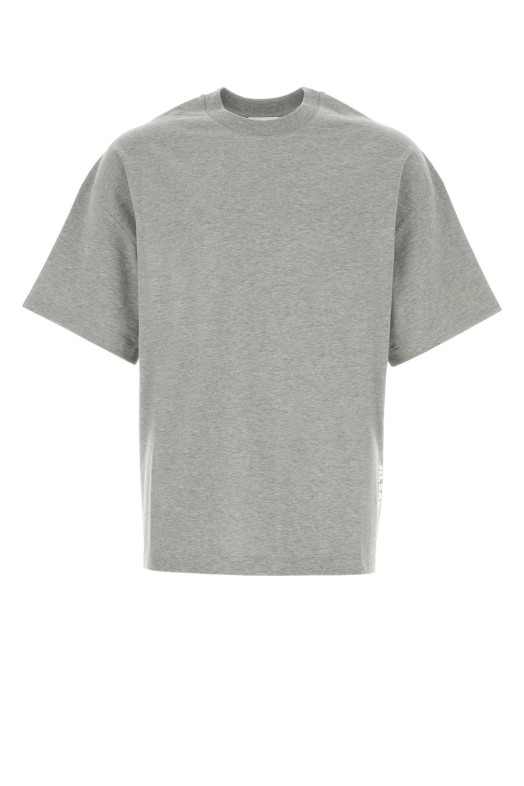 Grey cotton t-shirt Black JIL SANDER (J22GC0277J20399)