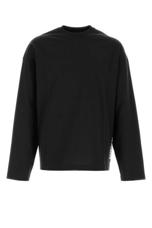 Black cotton t-shirt JIL SANDER (J22GC0278J20348)