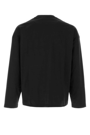 Black cotton t-shirt JIL SANDER (J22GC0278J20348)
