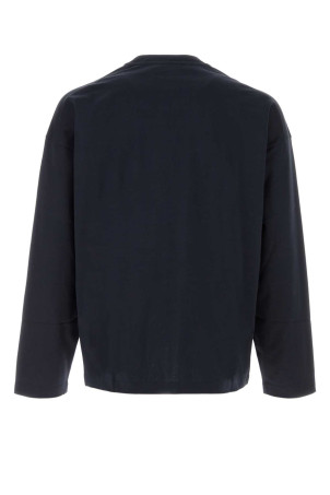 Midnight blue cotton t-shirt JIL SANDER (J22GC0278J20348)