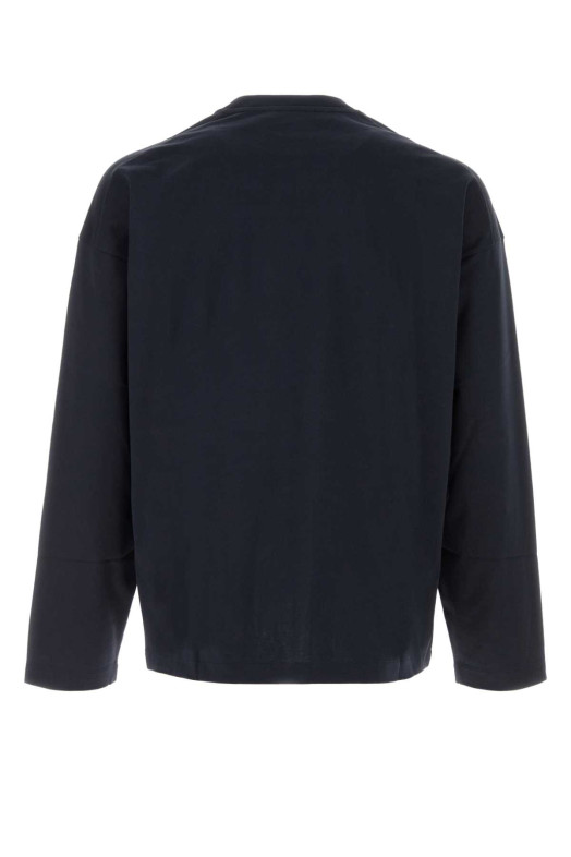 Midnight blue cotton t-shirt JIL SANDER (J22GC0278J20348)
