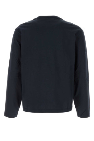 Midnight blue cotton t-shirt JIL SANDER (J22GC0282J45048)