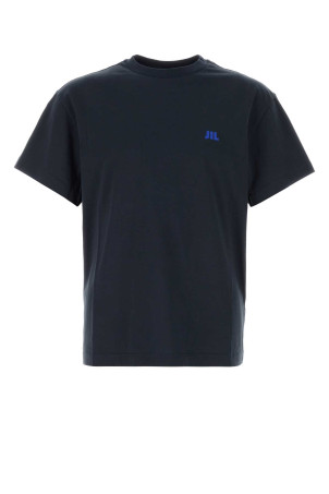 Midnight blue cotton t-shirt JIL SANDER (J22GC0283J45048)