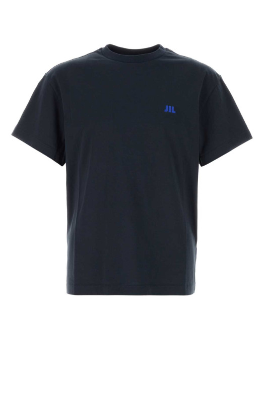 Midnight blue cotton t-shirt JIL SANDER (J22GC0283J45048)