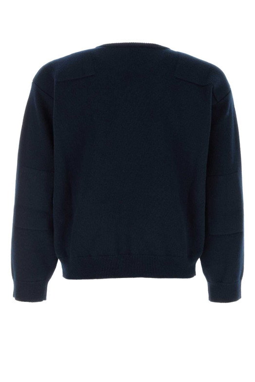 Midnight blue wool blend sweater JIL SANDER (J22GP0294J14851)