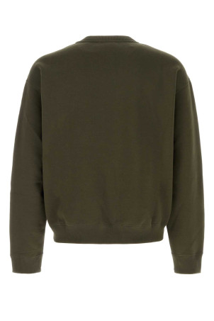 Olive green cotton sweatshirt JIL SANDER (J22GU0166J20128)