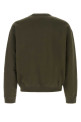 Olive green cotton sweatshirt JIL SANDER (J22GU0166J20128)
