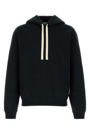 Black cotton sweatshirt JIL SANDER (J22GU0167J20128)