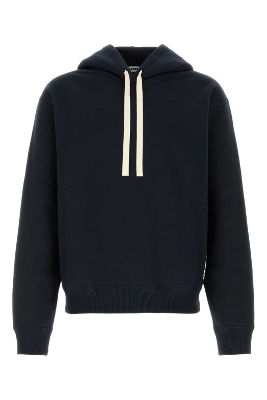 Midnight blue cotton sweatshirt JIL SANDER (J22GU0167J20128)