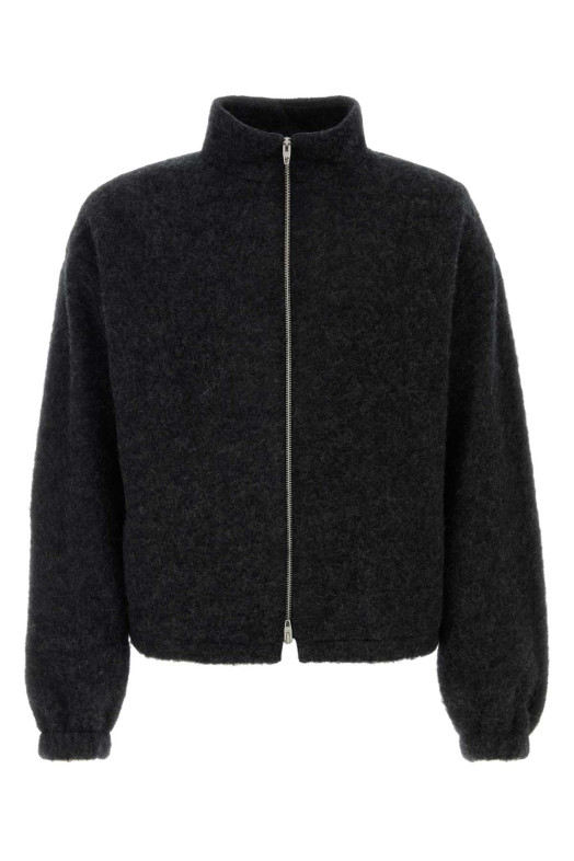 Charcoal wool blend sweatshirt Beige JIL SANDER (J22HG0116J20379)