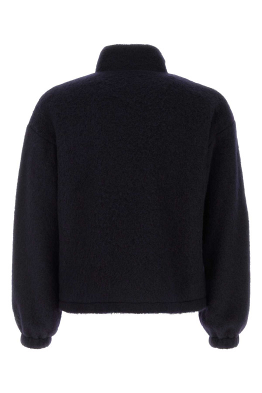 Midnight blue wool blend sweatshirt JIL SANDER (J22HG0116J20379)