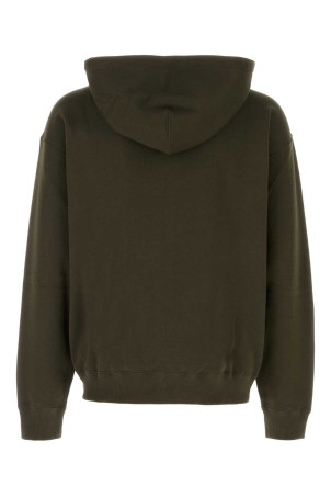 Olive green cotton sweatshirt JIL SANDER (J22HG0118J20128)