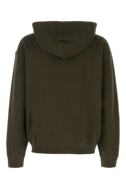 Olive green cotton sweatshirt JIL SANDER (J22HG0118J20128)