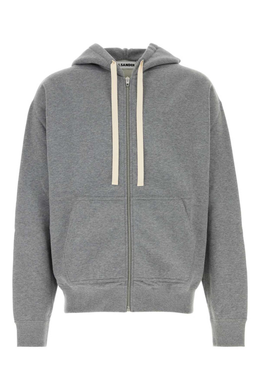 Grey cotton sweatshirt JIL SANDER (J22HG0118J20133)