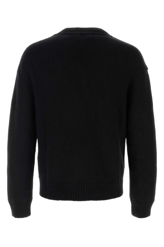 Black wool blend cardigan JIL SANDER (J22HP0054J14860)