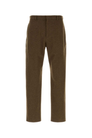 Brown felt pant JIL SANDER (J22KA0362J40182)