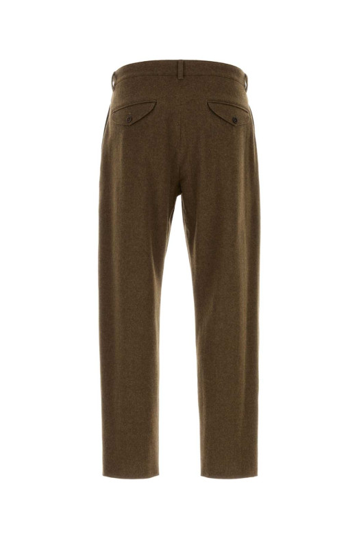 Brown felt pant JIL SANDER (J22KA0362J40182)