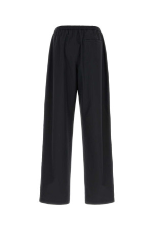 Black tech fabric wide-leg pant JIL SANDER (J22KA0366J74276)