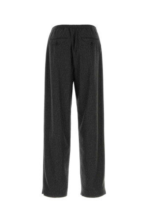 Брюки из графитовой фланели, чёрные, JIL SANDER (J22KA0406J40333)