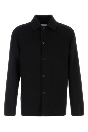 Black wool blend shirt JIL SANDER (J22SW0139J40342)