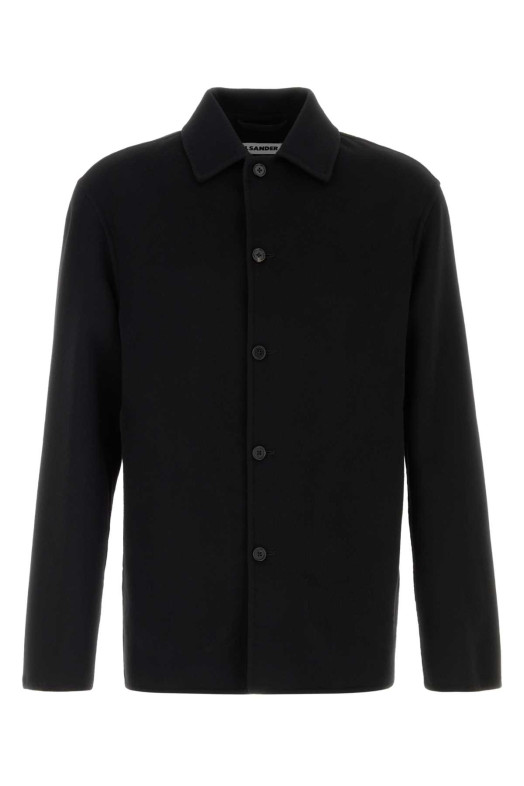 Black wool blend shirt JIL SANDER (J22SW0139J40342)