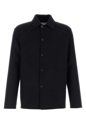 Midnight blue wool blend shirt JIL SANDER (J22SW0139J40342)