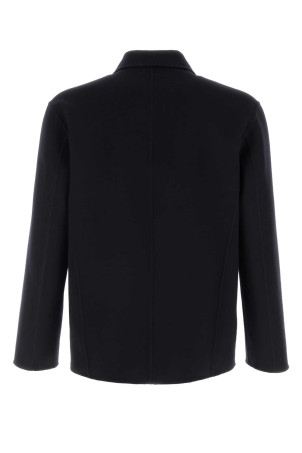 Midnight blue wool blend shirt JIL SANDER (J22SW0139J40342)