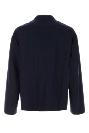 Midnight blue wool jacket Black JIL SANDER (J22SW0167J40367)