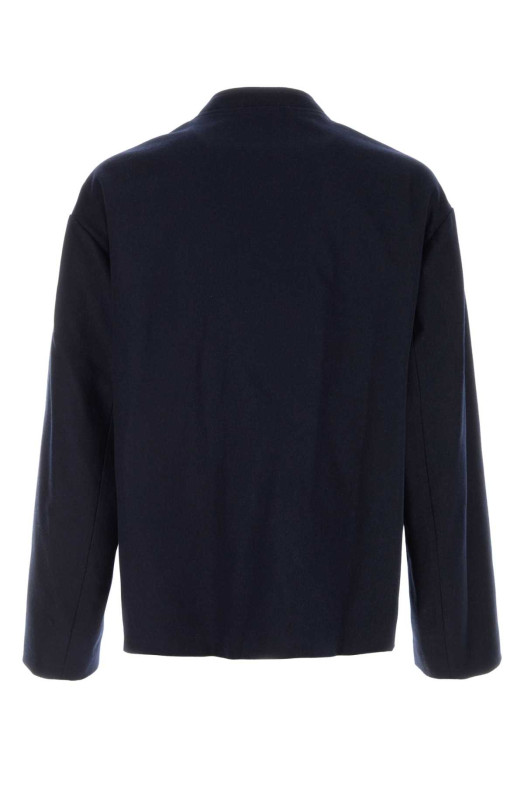Midnight blue wool jacket Black JIL SANDER (J22SW0167J40367)