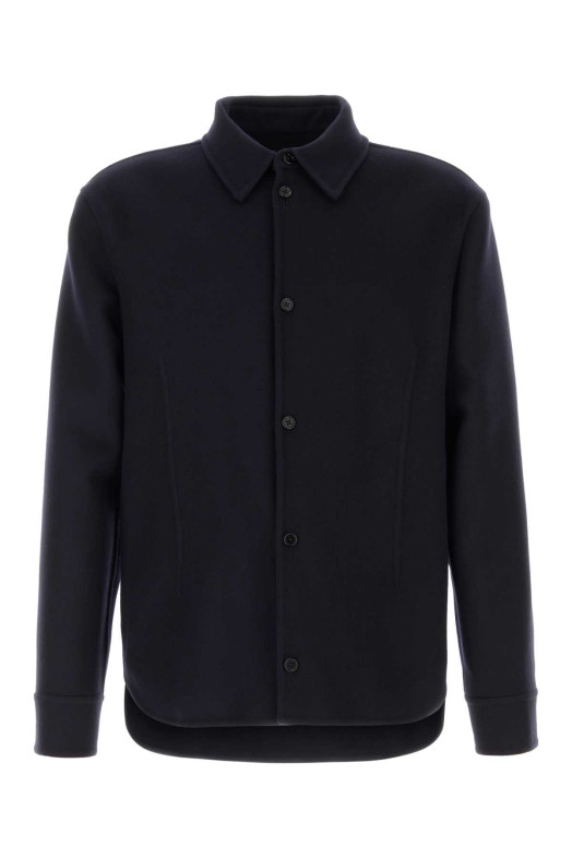 Midnight blue wool shirt JIL SANDER (J22SW0175J40035)