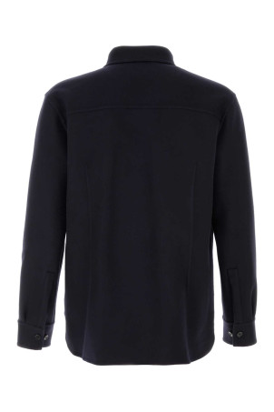 Midnight blue wool shirt JIL SANDER (J22SW0175J40035)
