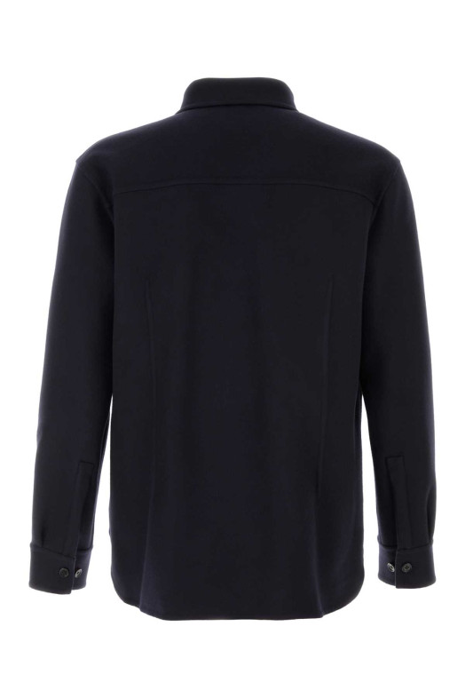Midnight blue wool shirt JIL SANDER (J22SW0175J40035)