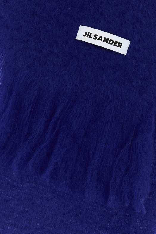 Blue mohair blend scarf JIL SANDER (J22TE0114J40041)