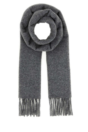 Dark grey wool scarf JIL SANDER (J22TE0116J40376)