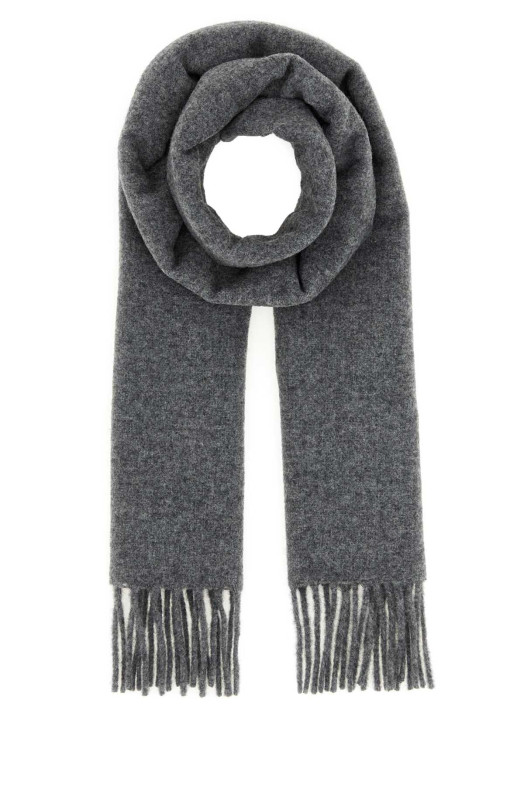 Dark grey wool scarf JIL SANDER (J22TE0116J40376)
