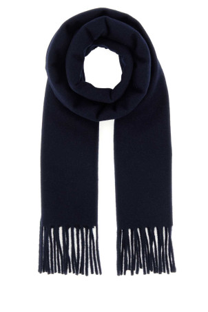 Midnight blue wool scarf JIL SANDER (J22TE0116J40376)