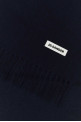 Midnight blue wool scarf JIL SANDER (J22TE0116J40376)
