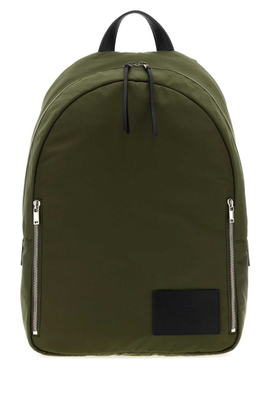 Olive green fabric Urban backpack Green JIL SANDER (J26WA0015P9304)