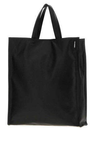 Black leather Light shopping bag JIL SANDER (J26WC0031P9300)