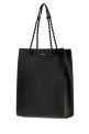 Black leather Tangle shopping bag JIL SANDER (J26WC0034P9046)
